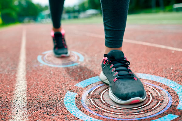 Courir avec la technologie